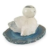 Quartz and agate sculpture, 'Mountain of Crystal' 3 W 4 L