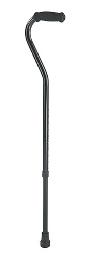 HealthPersonalCare: Cosco Ability Care Offset Aluminum Cane, Black