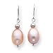 Sardelli - 14k White Gold Pink Cultured Pearl Dangle Earrings