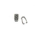 Sterling Silver Ornate Pinch Bail Small (For Pendants)