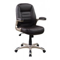Medium Back Ergonomic Chair-Brown by RTA PRODUCTS