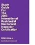 Study Guide for the 2003 International Residential Mechanical Inspectors Certification
