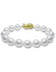10x11mm Australian White South Sea Cultured Pearl Bracelet - 8 inches