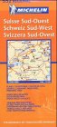 Schweiz S�d-West: Regionalkarte mit t...