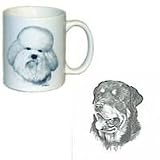 Rottweiler Coffee Mug, Porcelain by Rosalinde (11 oz.)