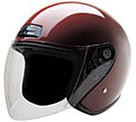 HCI Helmets - Open Face Motorcycle Helmets Scooter Helmet 20Wine