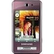 Samsung F480 Armani Mobile Phone with 5 Megapixel Camera 2.8 inch LCD Screen (Pink)