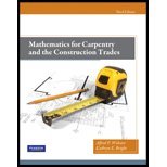 Mathematics for Carpentry & the Construction Trades (3rd, 12) by [Paperback (2011)]