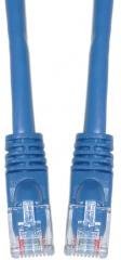 (The price is for 24 pieces.) 5ft 350MHz CAT5E UTP Ethernet Cable with Strain-Relief Boot - Blue