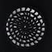 Black Classic Crocheted Hair Bun Cover- LARGE
