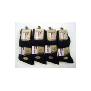 12 Pairs Mens 100% Cotton Black Socks   Uk size 6 - 11