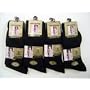 12 Pairs Mens 100% Cotton Black Socks   Uk size 6 - 11