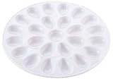 White Porcelain Deviled Egg Dish NT 315