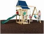 213W4UcgB2L. SL160  Asheville Wood Complete Ready to Assemble Swing Set Kit