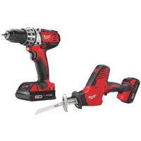 Milwaukee M18 18-Volt Lithium-Ion Cordless Hackzall/Driver Drill Kit