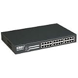 SMC Networks EZ Switch SMCGS24 10/100/1000Mbps Unmanaged 24 Ports with Jumbo Frame Support Rack Mountable Switches
