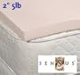 2" 5lb. Sensus Visco Elastic Memory Foam Mattress Pad Topper Overlay, Std. King w/ quilted cover