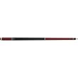 Vibrant Red Stained Birdseye Maple Hybrid Pool Cue Weight: 20.0 Oz.