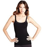 Tummy Control Satin Trim Vest