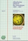 Produkt-Bild: Allensbacher Jahrbuch der Demoskopie. (Fr&uuml;her: Jahrbuch der &ouml;ffentlichen Meinung): Allensbacher Jahrbuch der Demoskopie, Bd.10, 1993-1997: Band 10