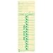 TOP12553 - Time Cards,Numbered Days,Full Payroll,100/PK,3-1/2x10-1/2