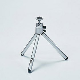 【クリックで詳細表示】ロアス ミニ三脚 シルバー DCA-013