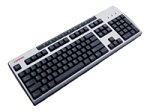 HP USB Easy Access Smartcard Keyboard - Keyboard - USB - silver, carbonite - French - France