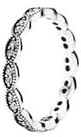 Pandora Ring Sparkling Leaves Clear CZ 190923CZ