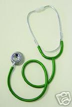 DUAL HEAD STETHOSCOPE-GREEN