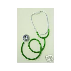 DUAL HEAD STETHOSCOPE-GREEN