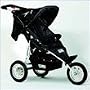 Trends For Kids Joggster III Jogging Stroller with 12" Wheels, Black