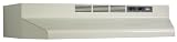 Broan 412402 Economy 24-Inch Two-Speed Non-Ducted Range Hood, Biscuit