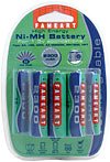 FameArt 8 Blister Pack of 2300mAh AA Ni-MH Batteries