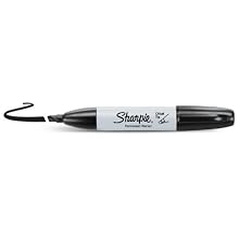 Sharpie Chisel Tip Permanent Markers, 2 Black Markers(38262PP)