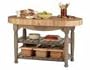 John Boos CU-HAR60 American Heritage Harvest Table 60 X 30 X 4