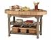 John Boos & Co. American Heritage Collection Harvest Table 60x30x4-in.