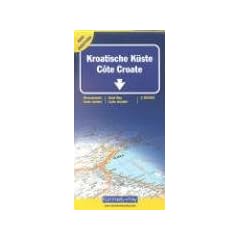 Kroatische K�ste/Istrien/Dalmatien 1 : 250 000. Stra�enkarte: Mit touristischen Informationen.