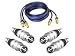 Belkin Hi-Performance Silver Series Audio Component Cable, RCA to RCA, 3.6m
