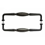 Top Knobs M1250-18 Pair Tuscany D Pull Back to Back Door Pull Bronze