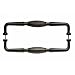 Top Knobs M1250-18 Pair Tuscany D Pull Back to Back Door Pull Bronze