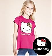 Pure Cotton Hello Kitty Sequin T Shirt
