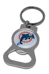 Miami Dolphins Bottle Opener Keychain