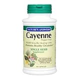 Cayenne Pepper Fruit - Promotes Healthy Circulation, 90 caps., (Nature s Answer)
