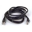 Belkin Cordon de raccordement RJ-45 (M) RJ-45 (M) 3 m UTP ( CAT 5e ) Moul�, Sans crochet noir