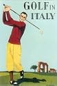 Golf in Italy art print by Max Minow, 91cm x 61cm