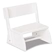 Large white Flip Stool By KidKraft