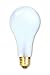 150 Watt Long Life Incandescent Light Bulb / 10,000 Hour Life / A21 Shape / Frosted /...