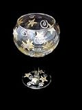 Wishing on the Stars Design - Hand Painted - Goblet - 12.5 oz.