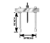 17-1/2 Ton Push-Puller 3-1/8 to 11-3/4In. Spread