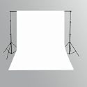 3725 Top Quality Professional Photography Studio Full Body Shot Background 6M x 3M 100% Cotton Muslin Backdrop Colour: White - 12 Month Warranty >>> THT Trade